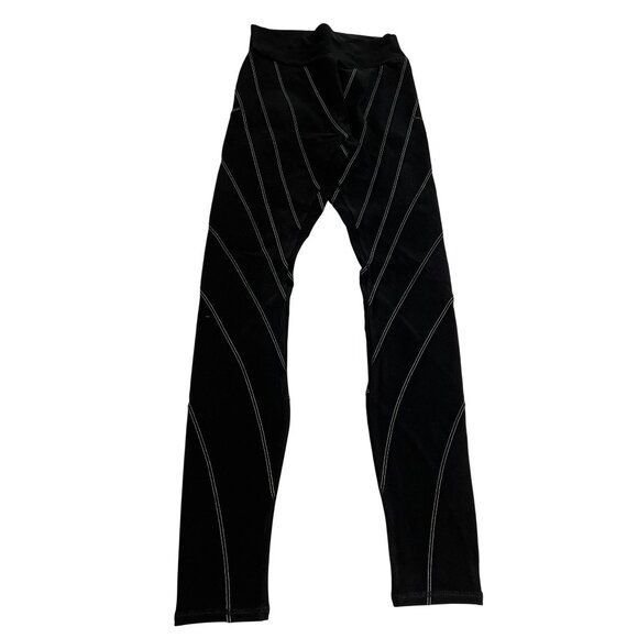 ALO Yoga Alosoft High-Waist Sunray Legging in Black White